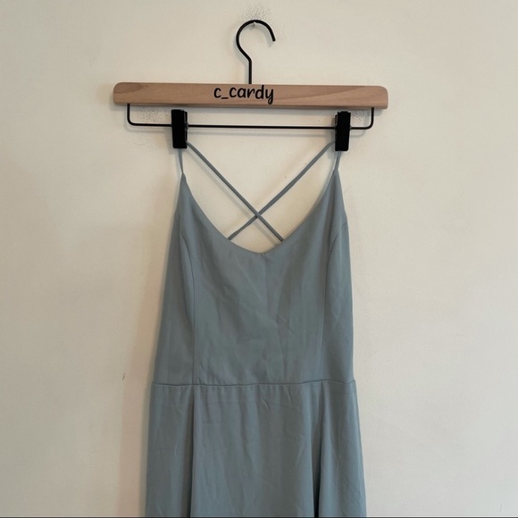 SMYM Godshaw Goddess Maxi Dress Silver Sage Green - Picture 3 of 5